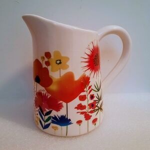Floral Ceramic Pitcher